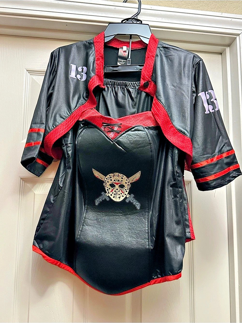 Friday the 13th Jason Cheerleader Costume Women’s Large Rubie’s 3 Pc